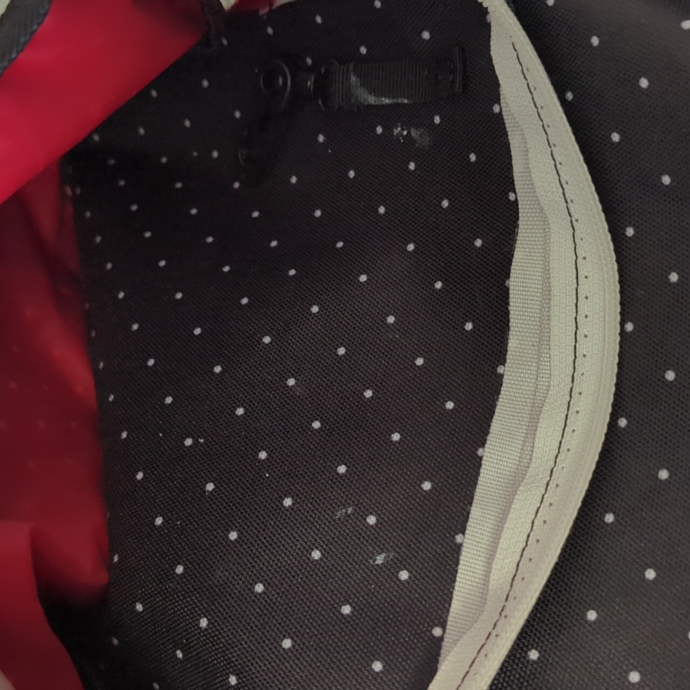 Kavu Black and White Polka Dot Backpack - Picture 9 of 9
